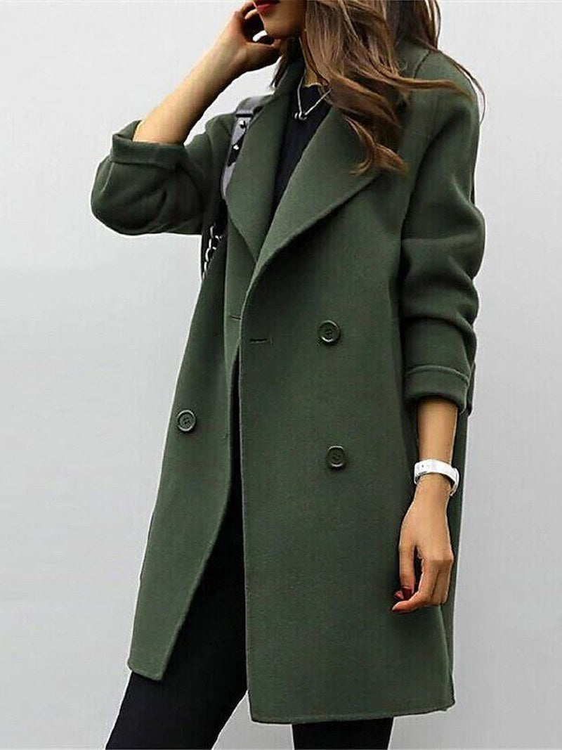 Almeria Trench Coat - Premium Reverse Coat