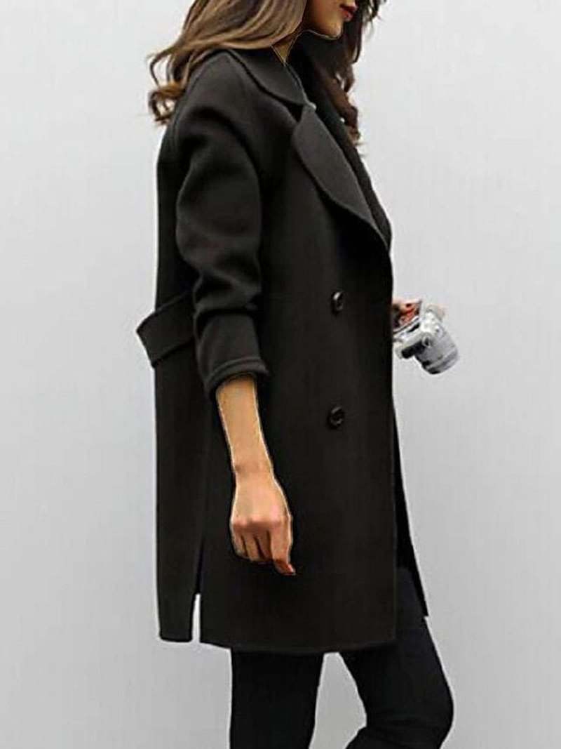 Almeria Trench Coat - Premium Reverse Coat