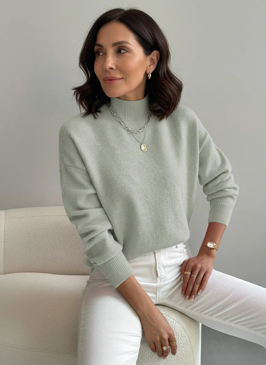 Elegant High-Neck Knit