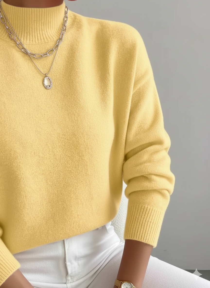 Elegant High-Neck Knit